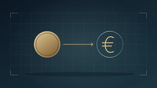 A winning dollar payout can still produce a loss in a euro account. Original WFN vector illustration