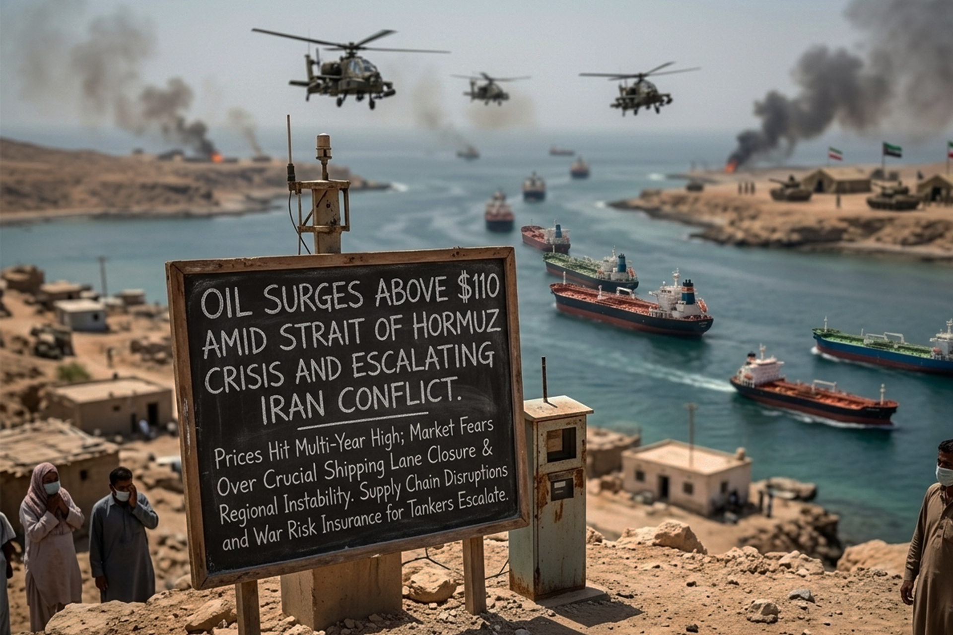 Oil Surges Above $110 Amid Strait of Hormuz Crisis and Escalating Iran Conflict