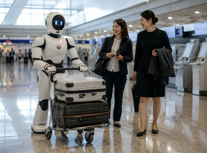 Japan Airlines Tests Humanoid Robots at Haneda: Automation Meets Labor Shortage